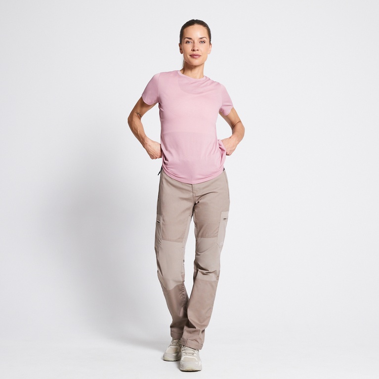 Lightweight tee "Ed" Heather Pink